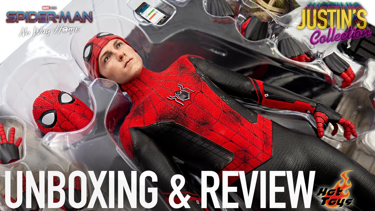 Распаковка и обзор Hot Toys Spider-Man No Way Home Battleing Version