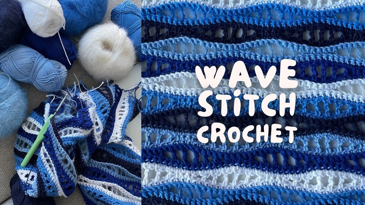 how to: wave stitch crochet