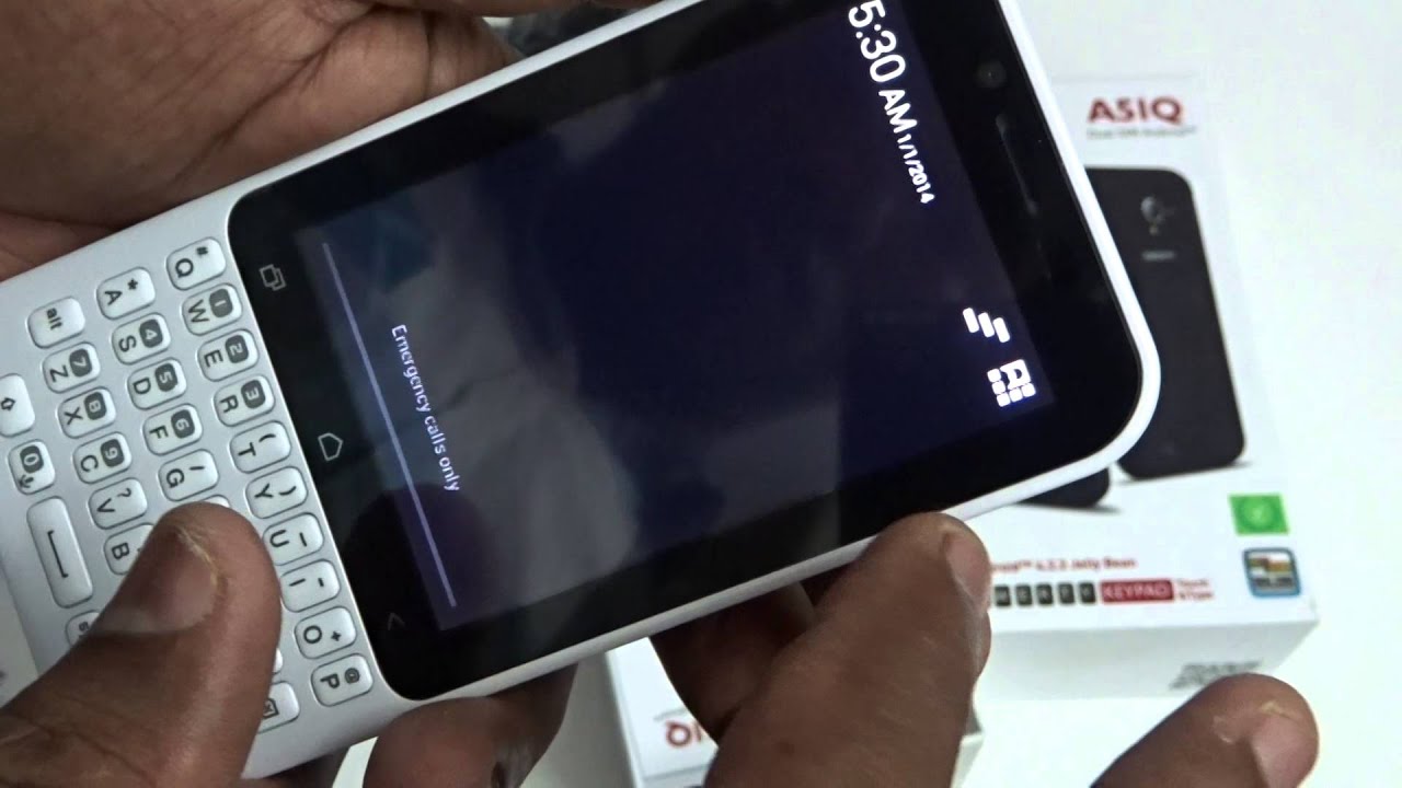 Karbonn A51Q Qwerty Android Mobile Unboxing Video