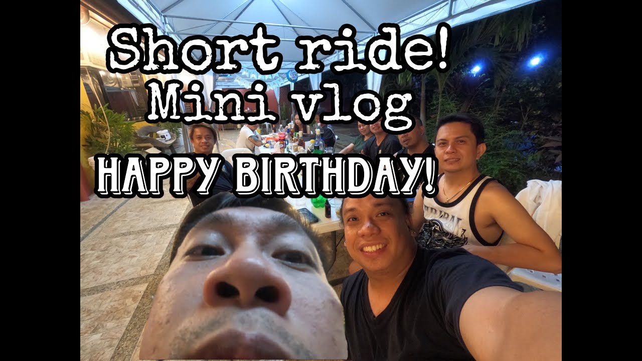 Short ride | mini vlog pra sa Birthday boy!