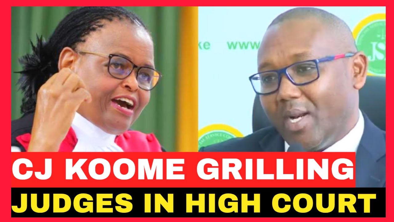 CJ MARTHA KOOME GRILLING OF JUDGES OF HIGH COURT