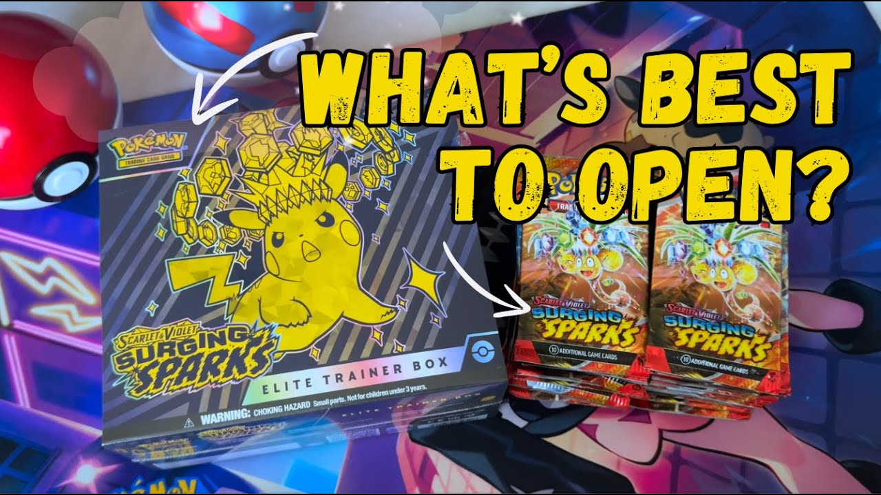 First Time Unboxing Surging Sparks Packs & I Got Huge Card Pulls!