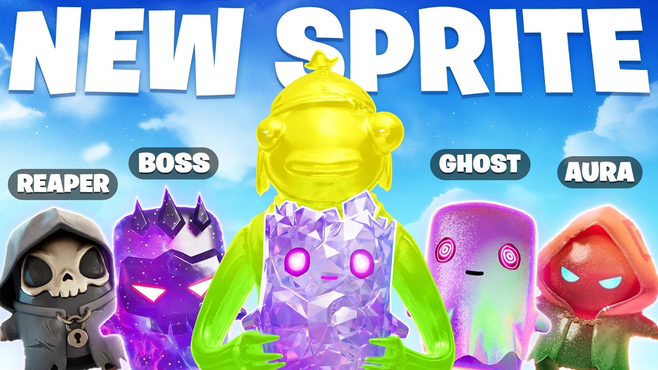 I Found Every NEW Sprite in Fortnite!