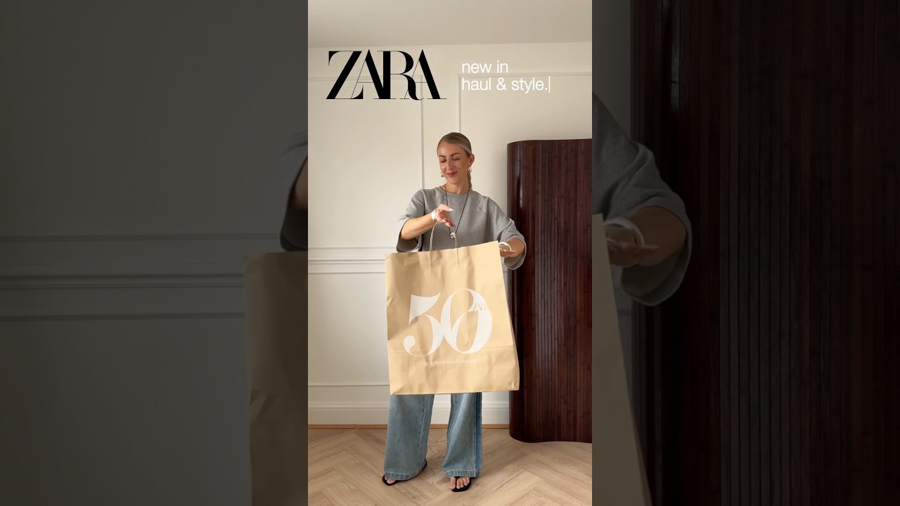 Zara new in & try on haul 🤎🛒🍂 links for these items are pinned in the comments! #zara #zarahaul