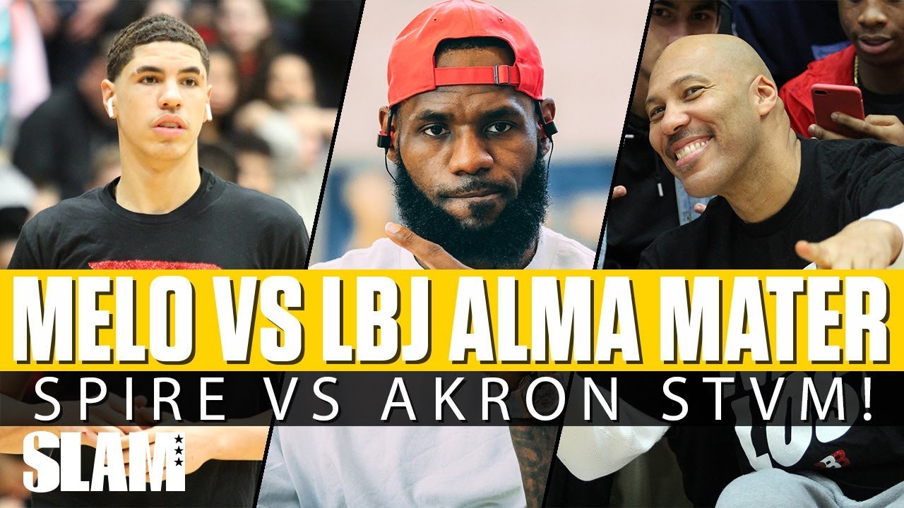LaMelo Ball vs LeBron James Alma Mater! 👑 Spire vs Akron STVM