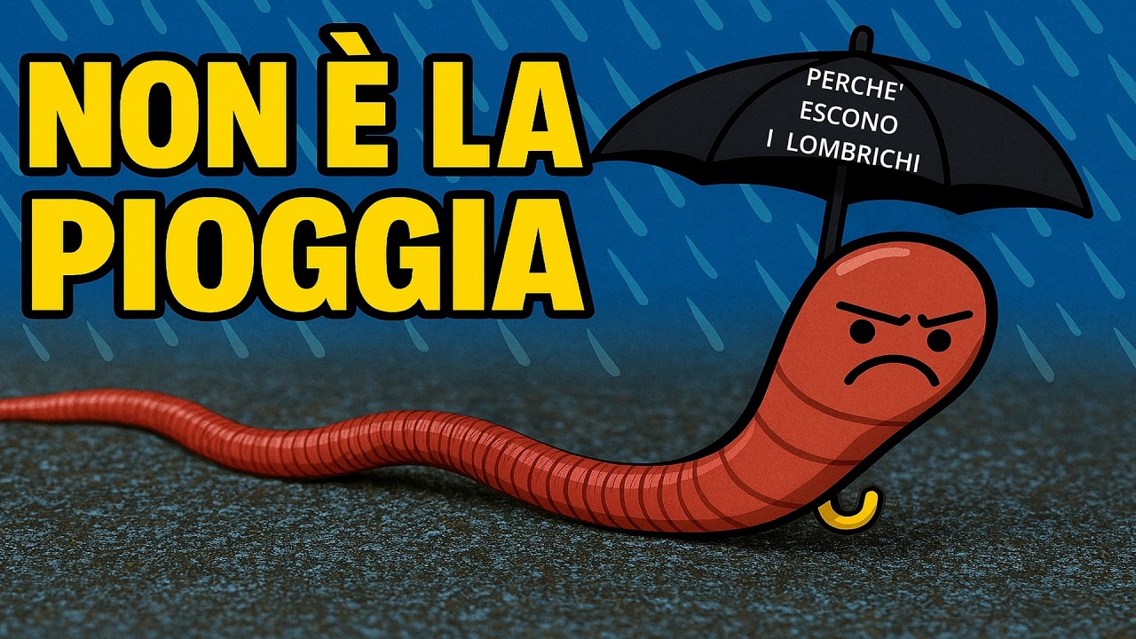 I lombrichi escono solo quando piove?