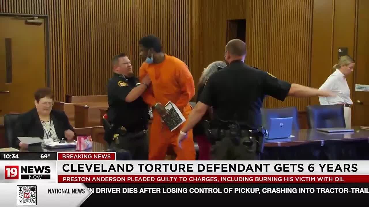 Cleveland defendant spits on prosecutor on way to prison- clipped version