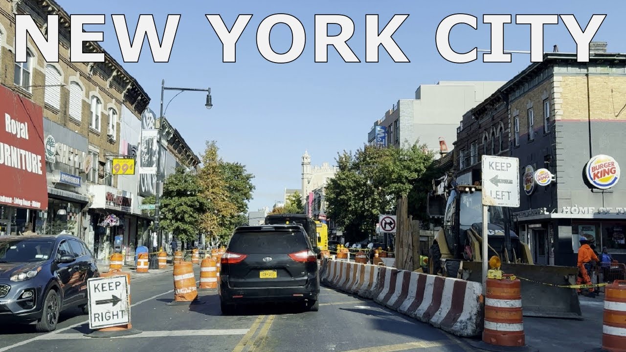 New York City |  Driving from Brooklyn to Manhattan, NYC | 4K 60fps |
