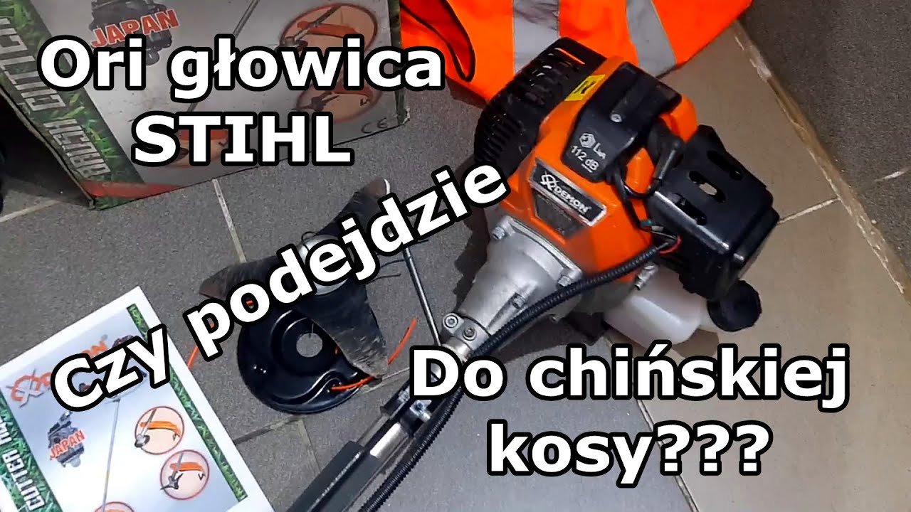 Kosa spalinowa Demon RQ580 i głowica Stihl AutoCut 25-2