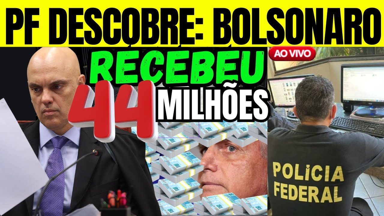[AO VIVO] 44 MILHÕES DE PIX A BOLSONARO PODE SER LAVAGEM DE DINHEIRO DA FRAUDE DO INSS E BCO MASTER!