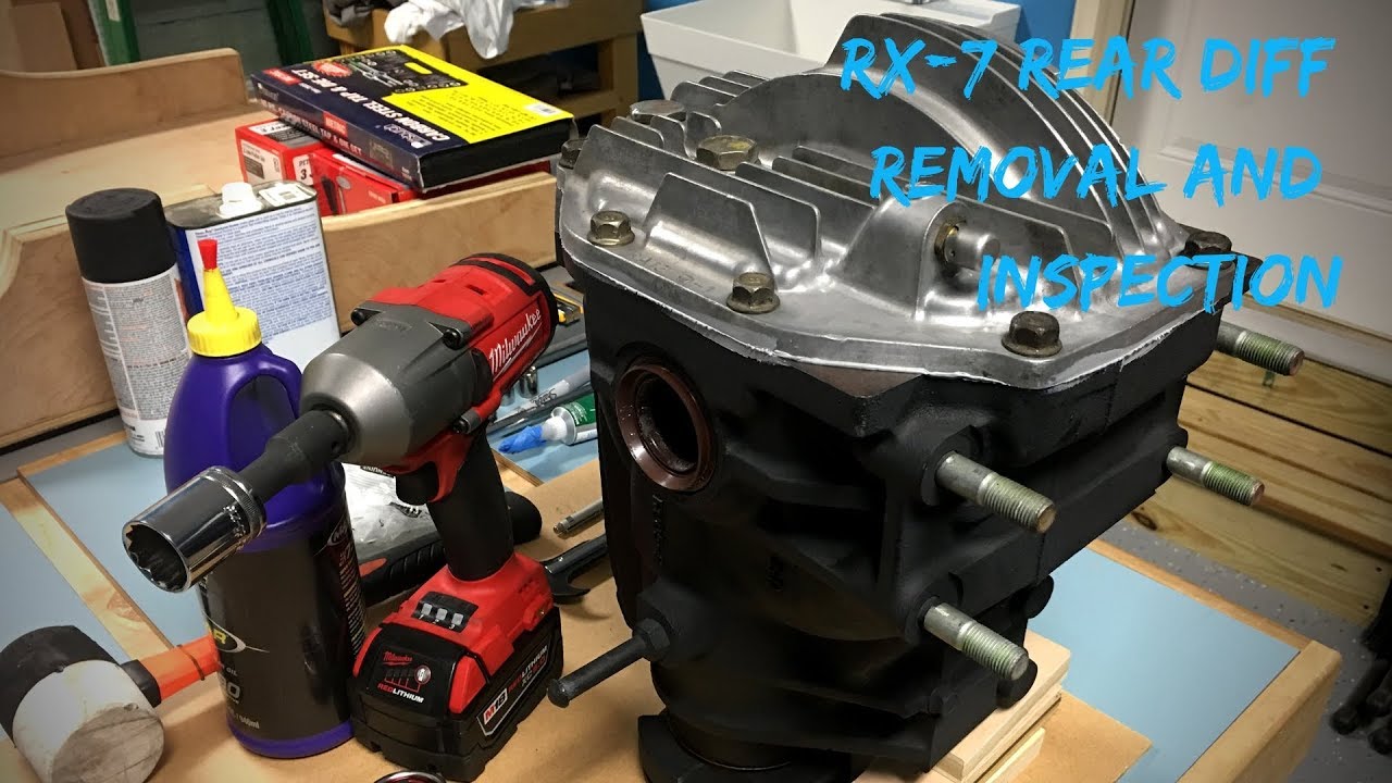 RX-7 Rear Diff Removal and Inspection (Cover and Gear Options)