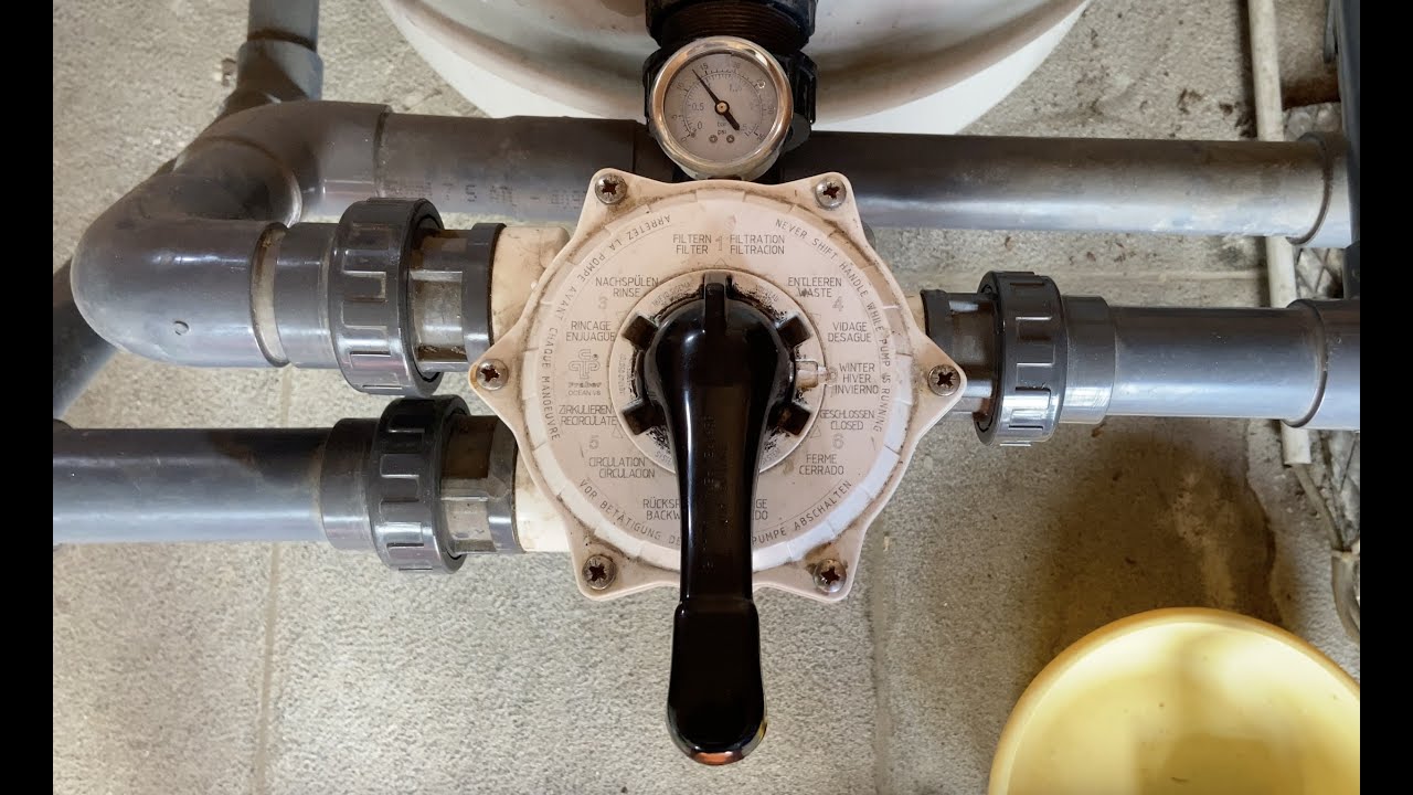 Repairing a 6-way valve and pump cover
