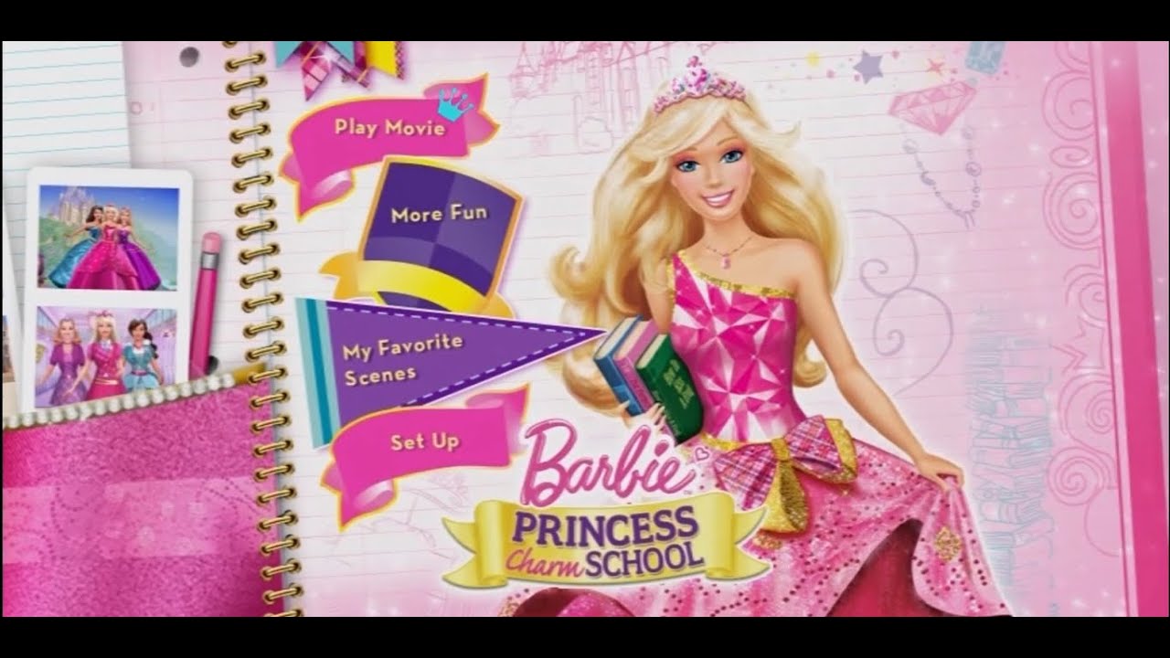 Barbie: Princess Charm School (2011) - Dvd Menu Walkthrough