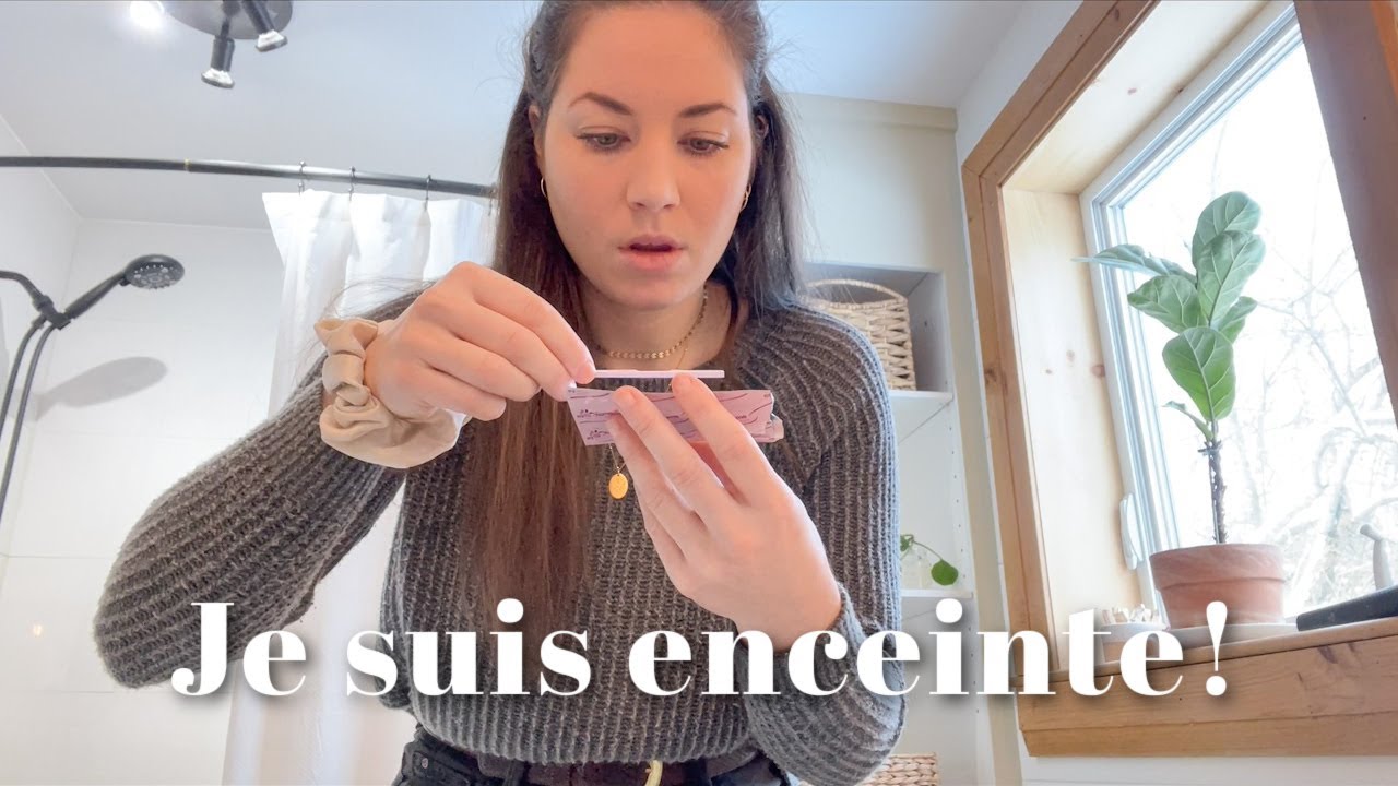 J'apprends que je suis ENCEINTE!