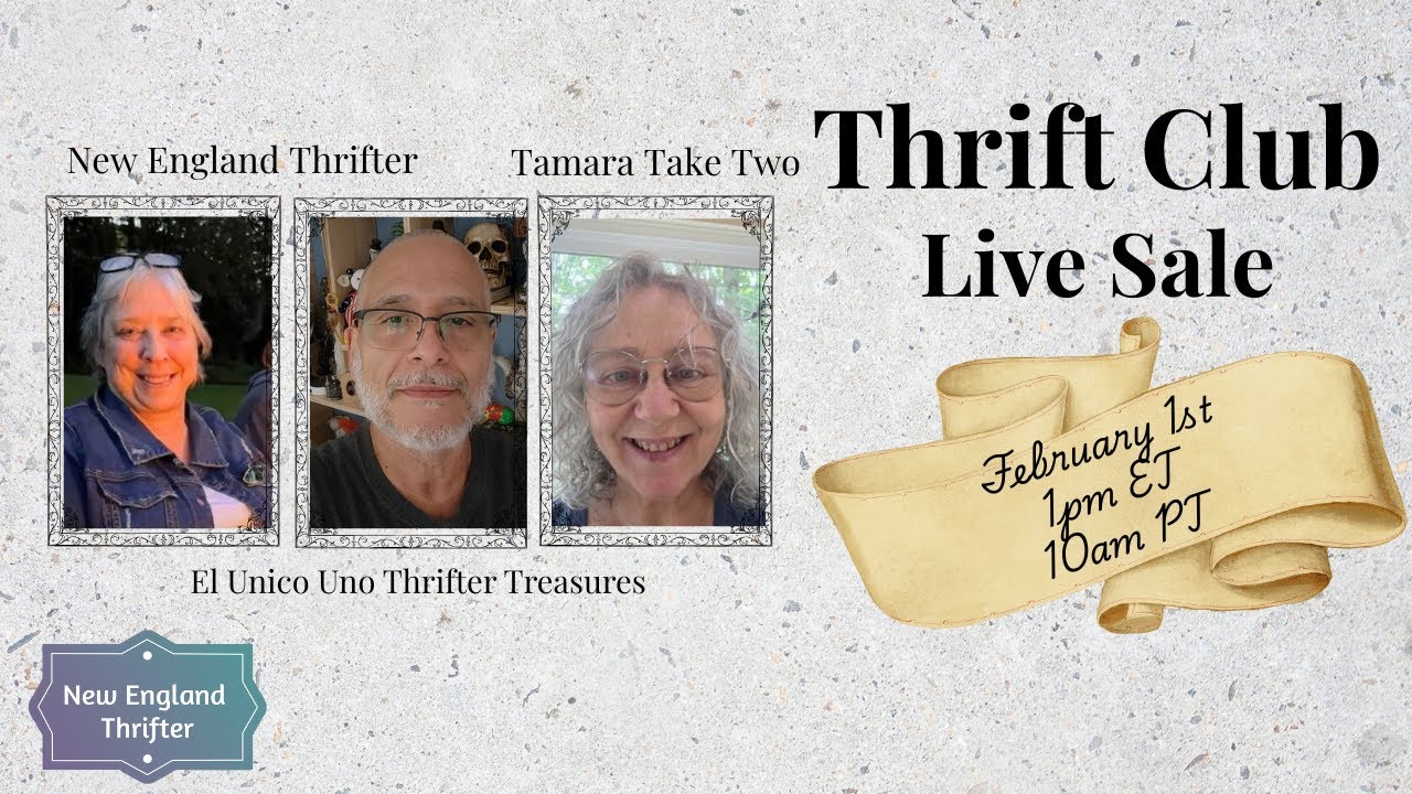 Thrift Club Live Sale