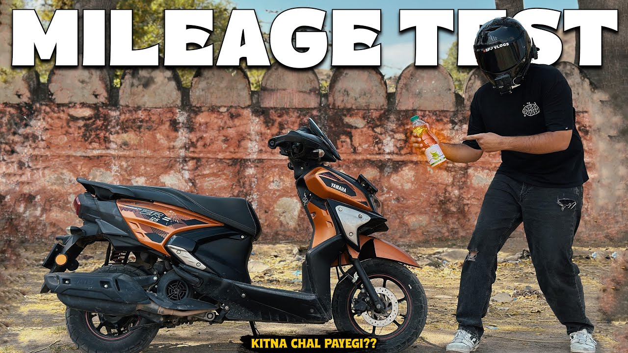 YAMAHA RAY ZR 125 (BS6) | MILEAGE TEST | CITY & HIGHWAY!