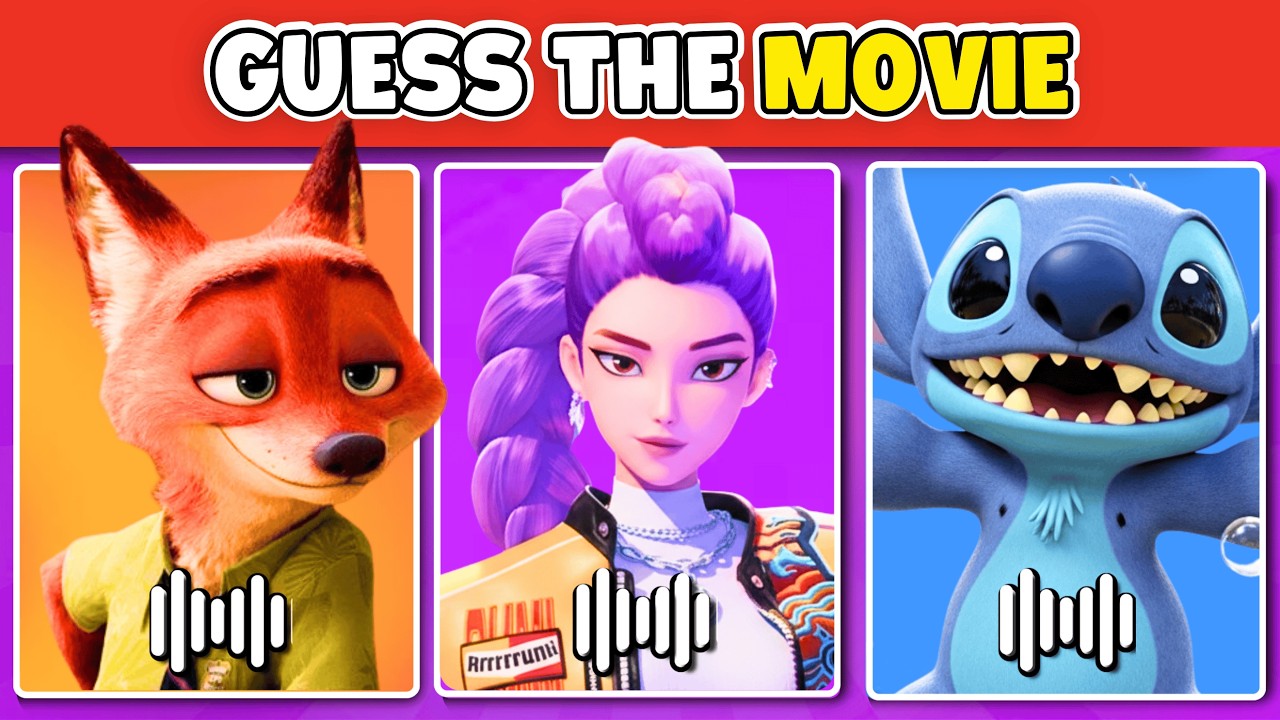 Guess the MOVIE by the Song 🎶 | Ultimate Movie Quiz 2026 | Kpop Demon Hunters, Zootopia 2, Rumi