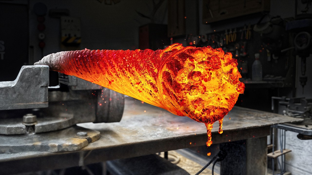 From Steel Bar to Battle-Ready Kukri – Full Forging Process