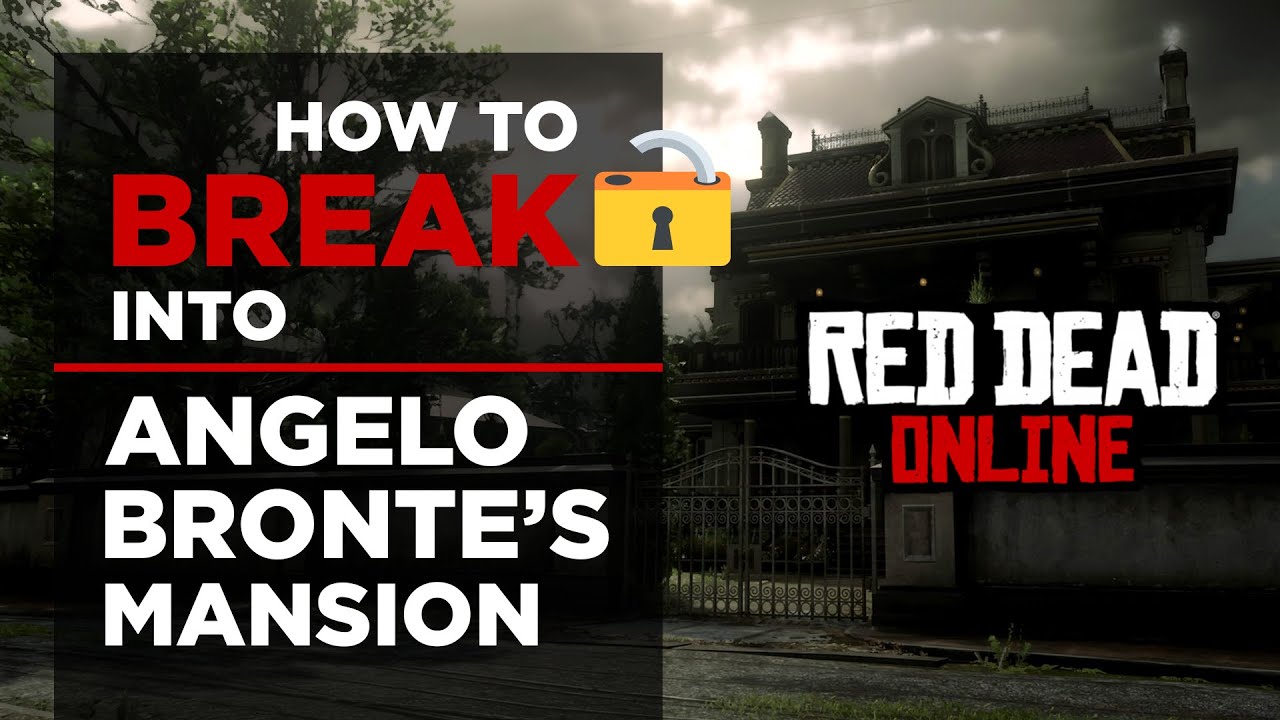 How to BREAK into Angelo Bronte's Mansion? 🔓 RED DEAD ONLINE