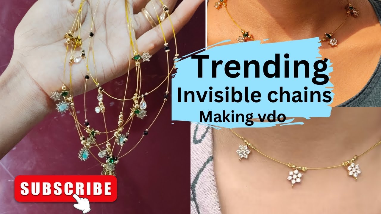 Most trending invisible chains making vdo 🪷| Invisible chain collection🌸 #youtube #invisible #chain