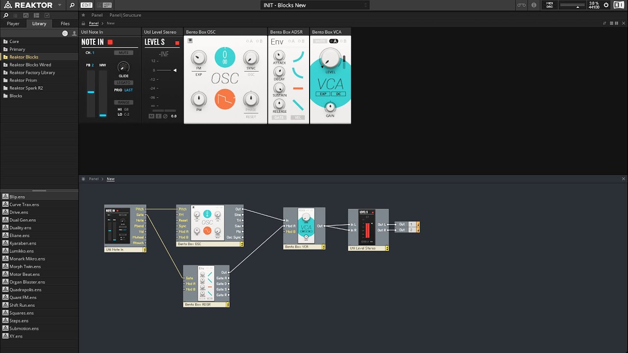 Reaktor Tutorial ITA #1