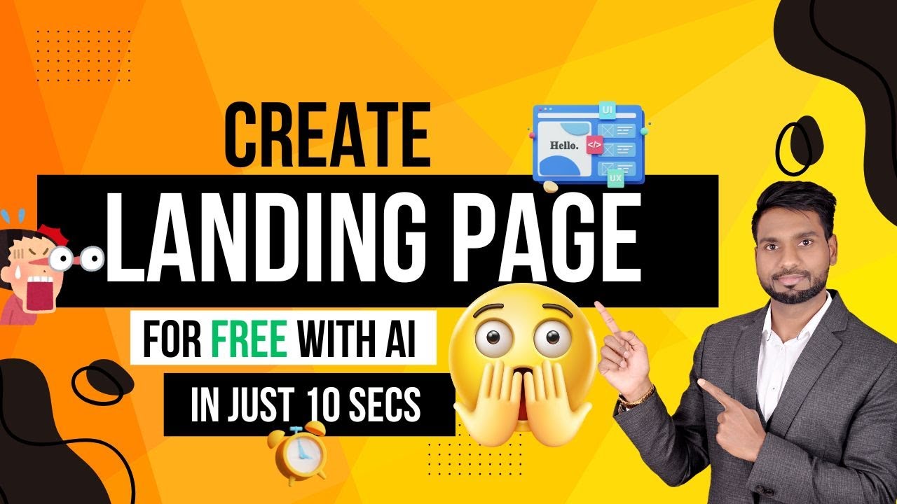 Create Stunning Landing Pages for Free with AI Tools | Easy Tutorial