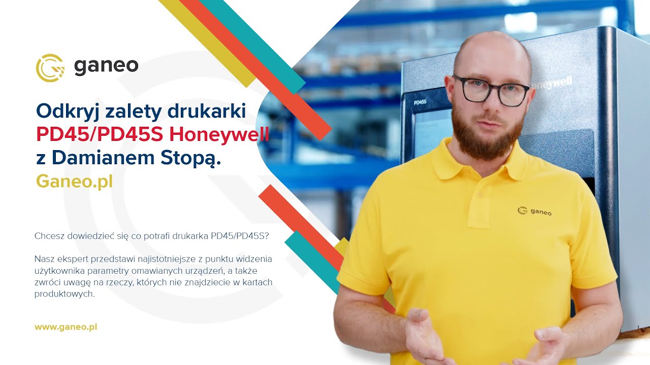 Odkryj zalety drukarki etykiet PD45 / PD45S Honeywell z Damianem Stopą z Ganeo.pl