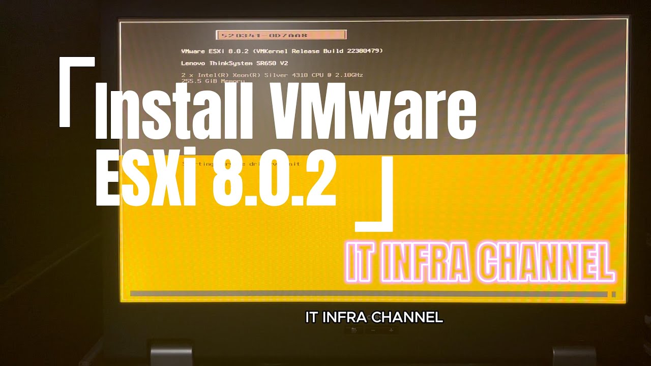 INSTALL VMWARE ESXi 8.0.2 on Lenovo Server !!!
