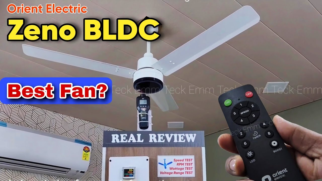 Orient Electric Zeno BLDC Ceiling Fan Review | Orient Electric BLDC Ceiling Fan Review 2025