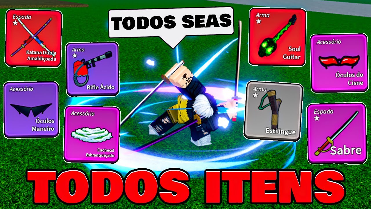 COMO PEGAR TODOS OS ITENS do BLOX FRUITS!!