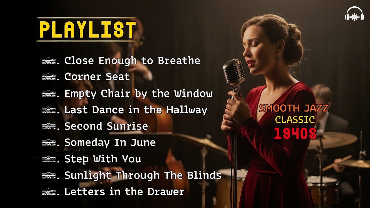 Jazz Lounge Ambience with Smooth Swing Lines and a Gentle Golden Era Night Touch