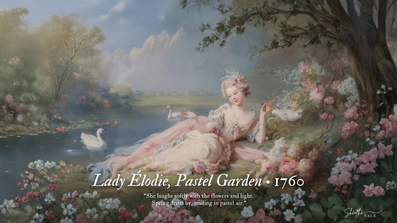 Lady Élodie’s Rococo Waltz 🩰🍃🌷| Soft Piano for Studying, Reading & Quiet Spring Afternoons