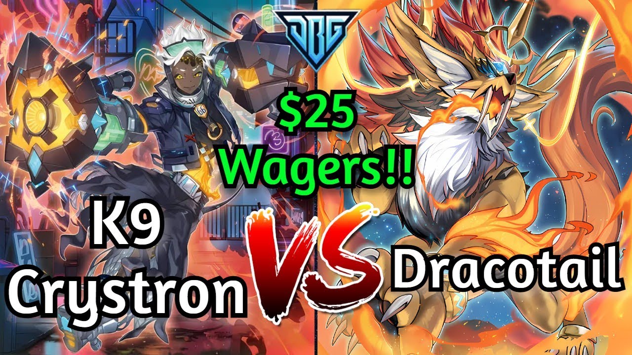 K9 Crystron против Dracotail Денежные матчи на сумму 25 долларов Yu-Gi-Oh!