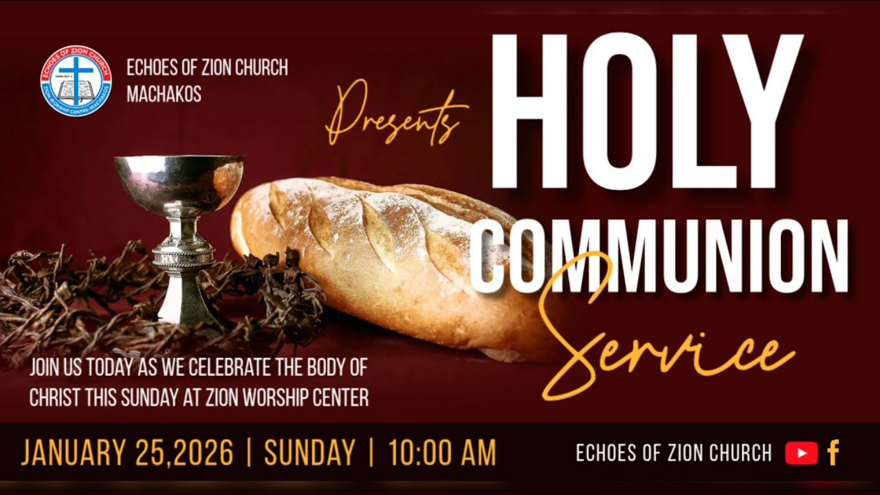 SUNDAY SERVICE WITH REV. JONATHAN MAKAU || ECHOES OF ZION CHURCH || 25.01.2026