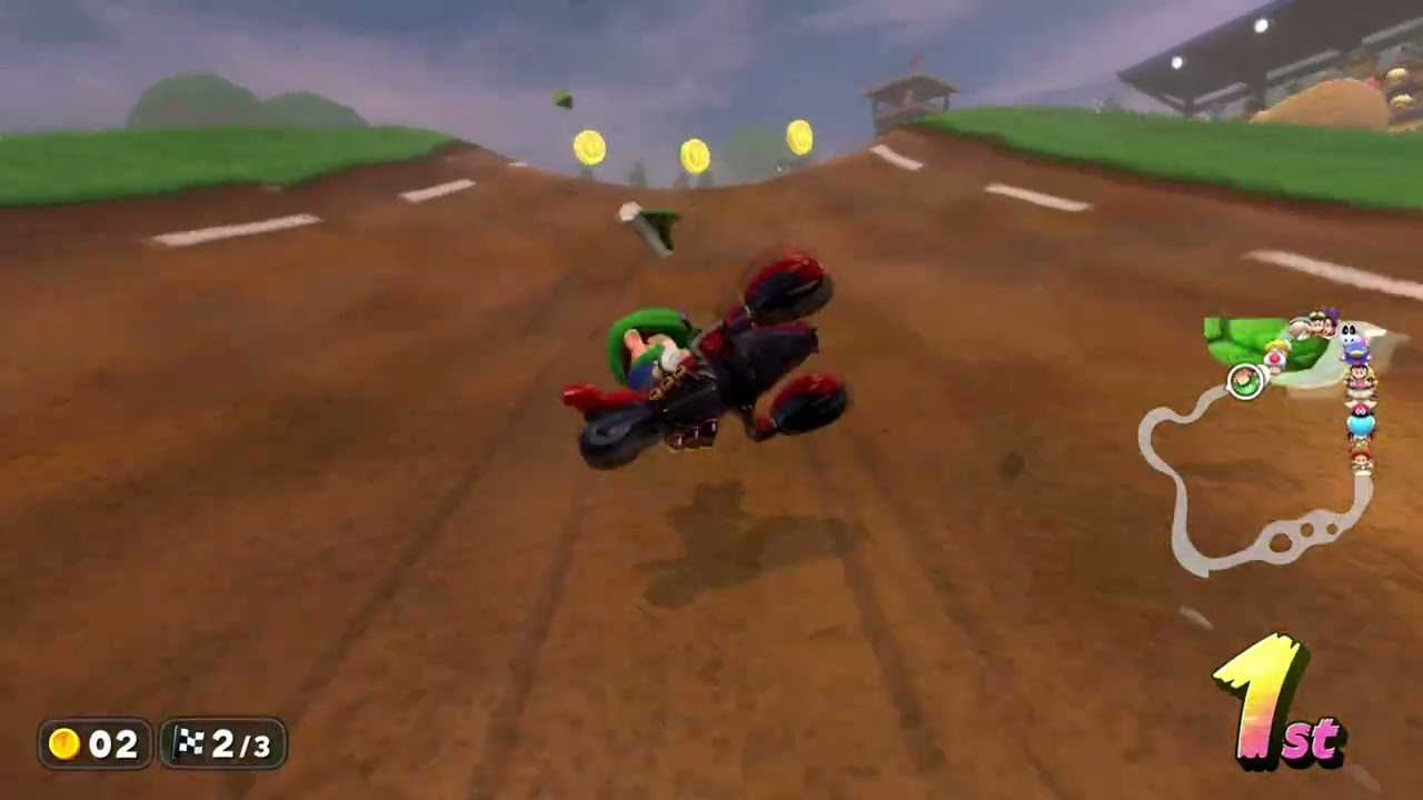 Mario Kart World (NS2) Grand Prix - Lightning Cup 100cc - Moo Moo Meadows