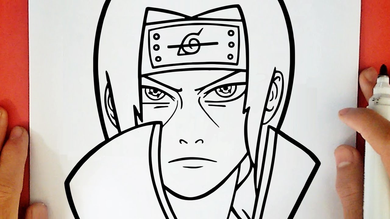 COMO DIBUJAR A ITACHI UCHIHA