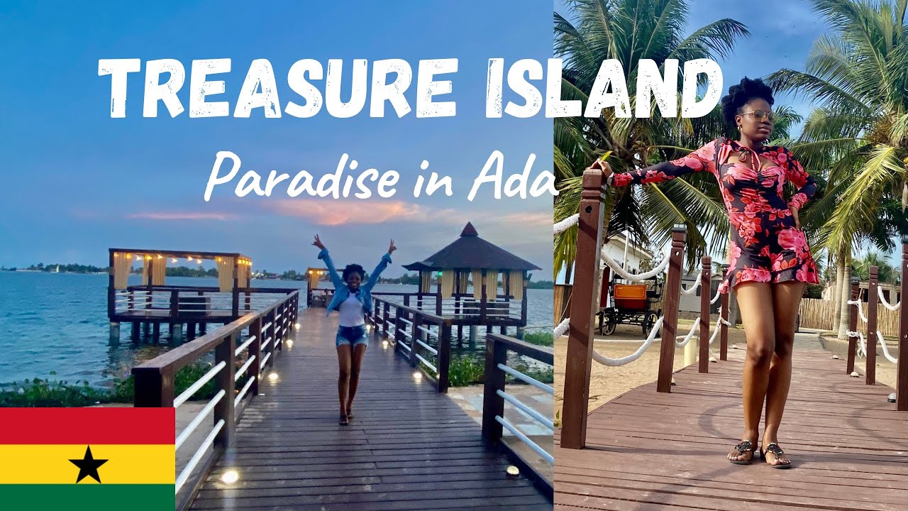 One of Ghana’s Finest Islands | Sunset View | Treasure Island Ada Ghana | Weekend Vibes | Vlog # 2