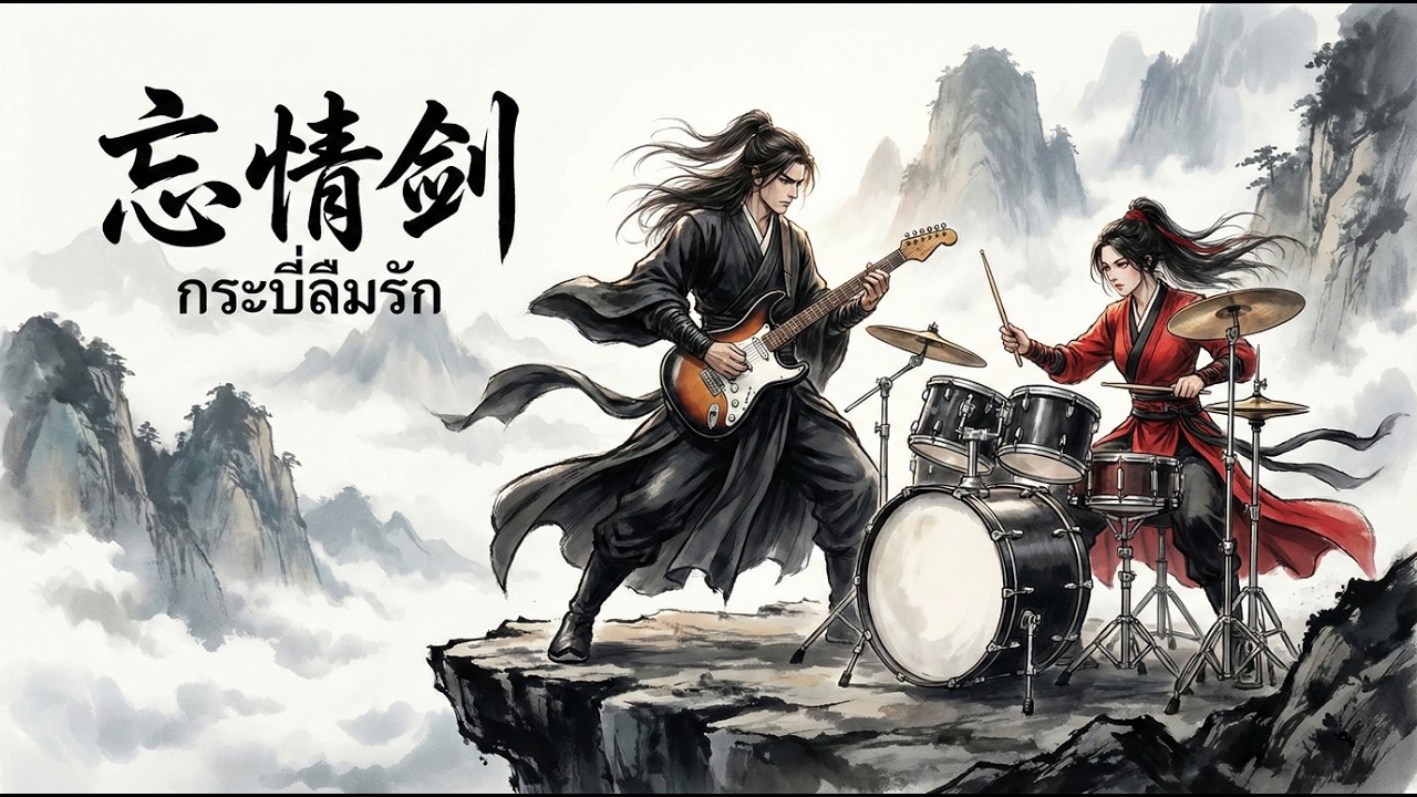 忘情剑 (Wang Qing Jian) กระบี่ลืมรัก - [Official Audio] Epic Chinese Wuxia Rock 🔥 จอมยุทธ์สายร็อค
