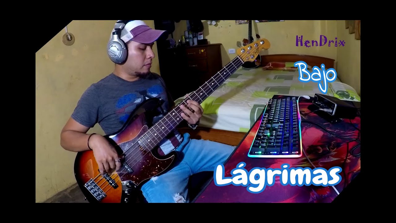 LAGRIMAS - roberto blades/ cover en bajo electrico
