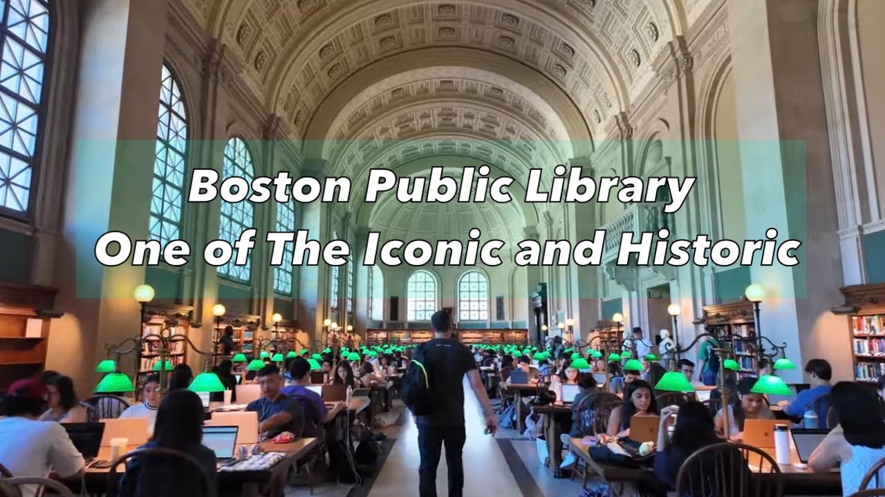 [4K] The Boston Public Library Walking Tour 