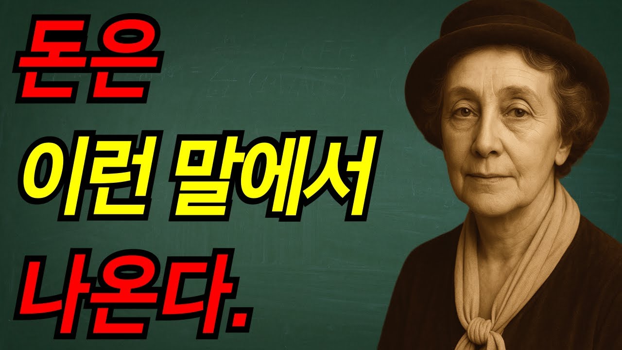 돈은 이런 말에서 나온다. 모든 것은 말에서 시작됩니다. I 플로렌스 스코벨 쉰 I