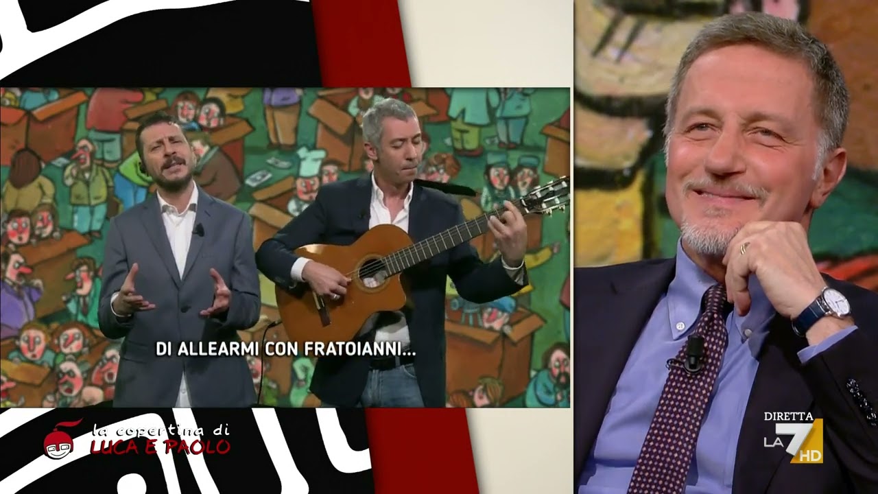 Luca e Paolo cantano 