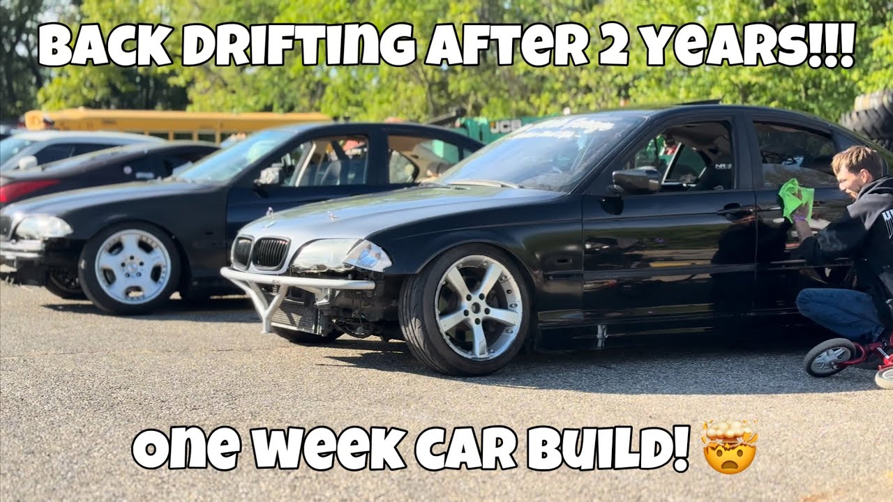 ONE WEEK DRIFT CAR BUILD!!!