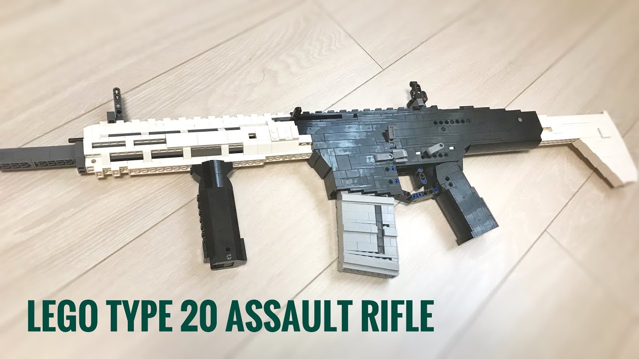Lego Type 20 / レゴ 20式小銃 (Working Rubber Band Gun)