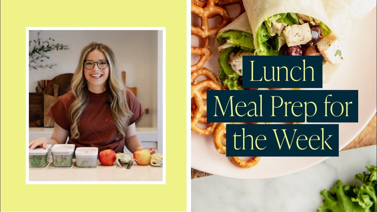 LUNCH MEAL PREP for the Week in Under 30 Minutes (& how to keep it fresh longer)