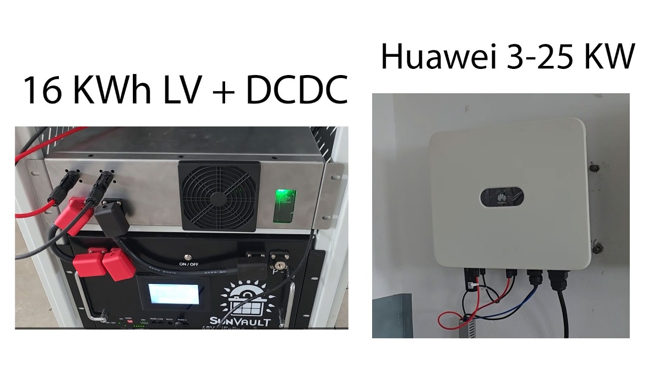Инверторное решение Huawei мощностью 25 кВт с аккумулятором | Двунаправленный DCDC-накопитель мощ...