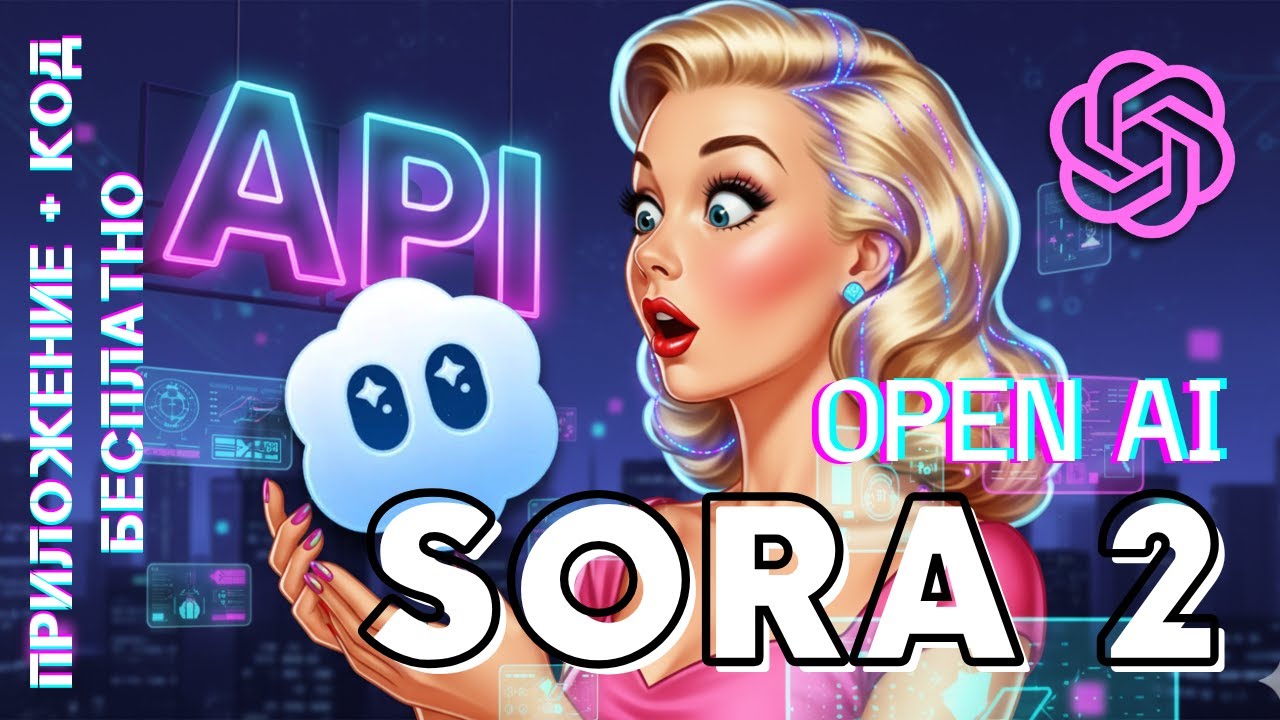 Sora 2 взорвала интернет! Показываю КАК обойти все ограничения (API + бесплатная версия)