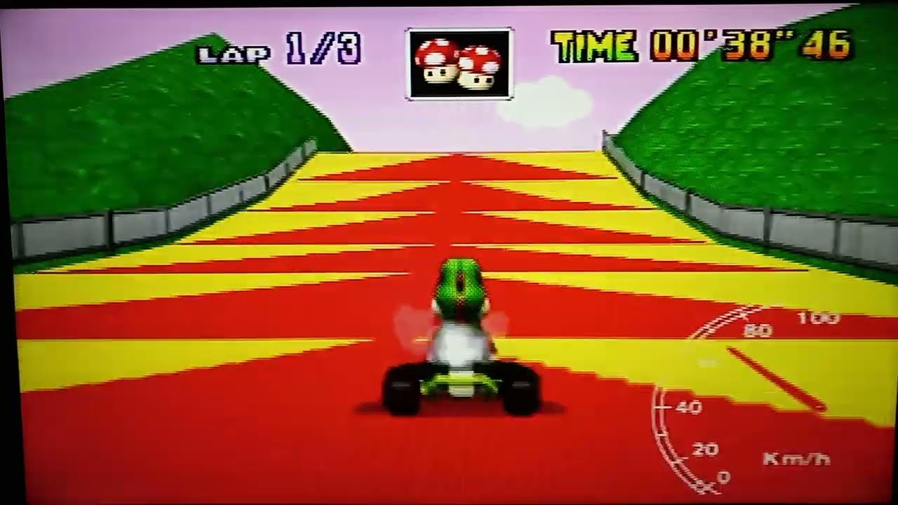 Mario Kart 64 - Time Trials Royal Raceway