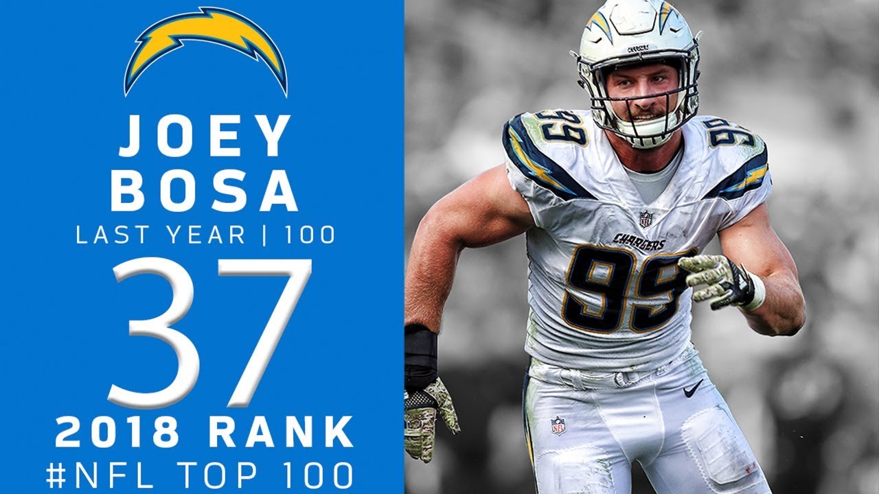 #37: Joey Bosa (DE, Chargers) | Top 100 Players of 2018 | NFL