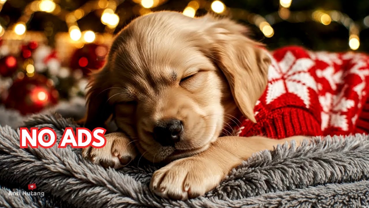 12 Hours of Dog Calming Music 🐶🎅 Anti-Separation Anxiety Relief Music 🎵Deep Sleep 💖 No Ads
